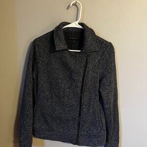 Banana Republic Moto Jacket Navy Blue